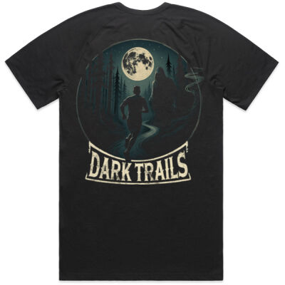 Dark Trails Distress Men's Active Blend Tee Thumbnail